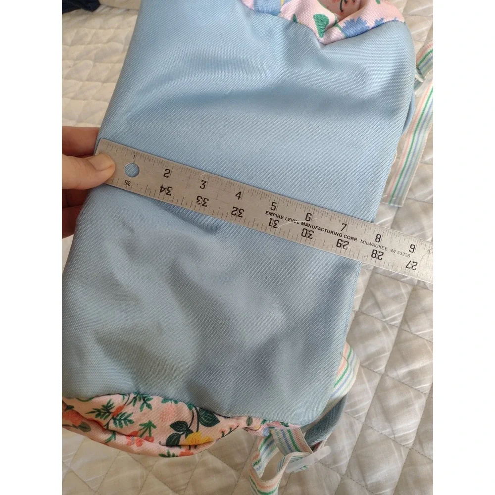 Pottery Barn Mackenzie Rifle Paper Co. Bramble Fields Backpack Pink Blue Floral